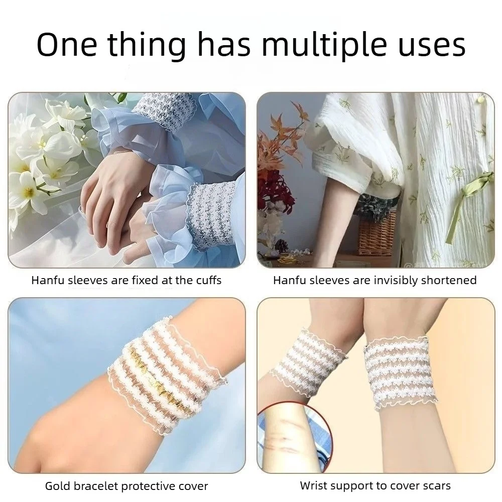 Adjustable Elastic Arm Band, Solid Color Fashion Decorative Sleeve Holder for Women – Fits Shirts, Long Sleeves & Hoodies