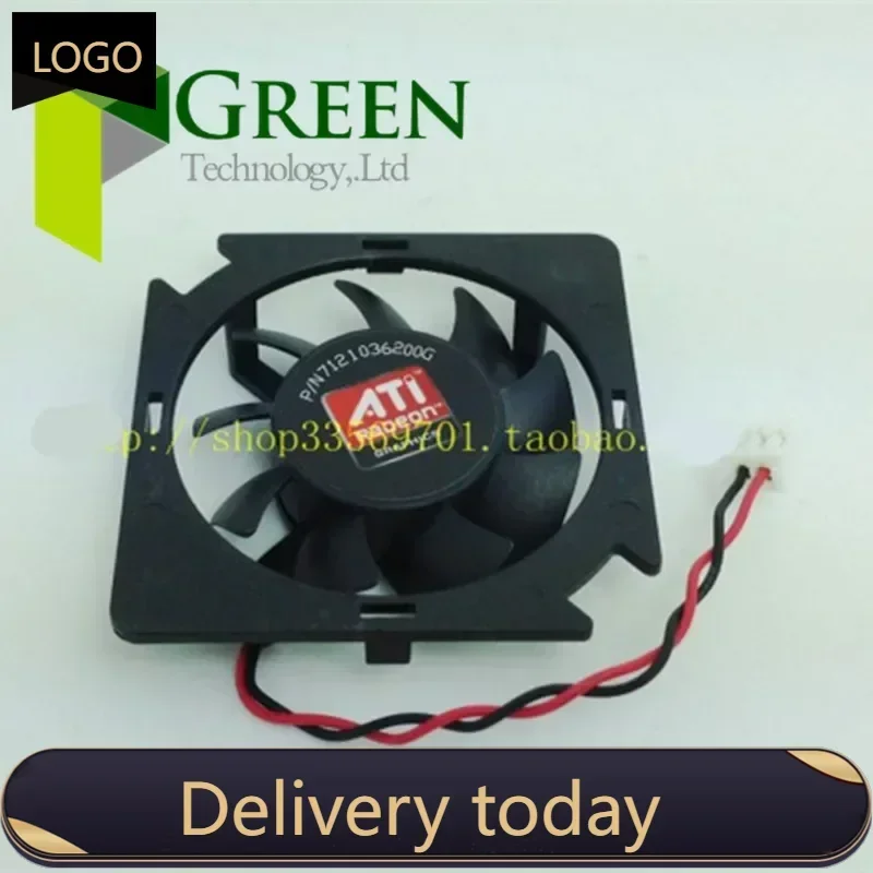 

POWER LOGIC DC12V 1,2 Вт для ATI AMD HD5450 XFXGeforce210 Вентилятор видеокарты PLA04710S12M 2pin