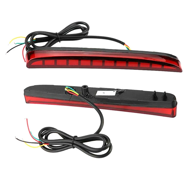 

6X For Honda Civic 2017-2018 Type R Hatchback LED Brake Light Rear Bumper Reflector Driving Fog Lamp