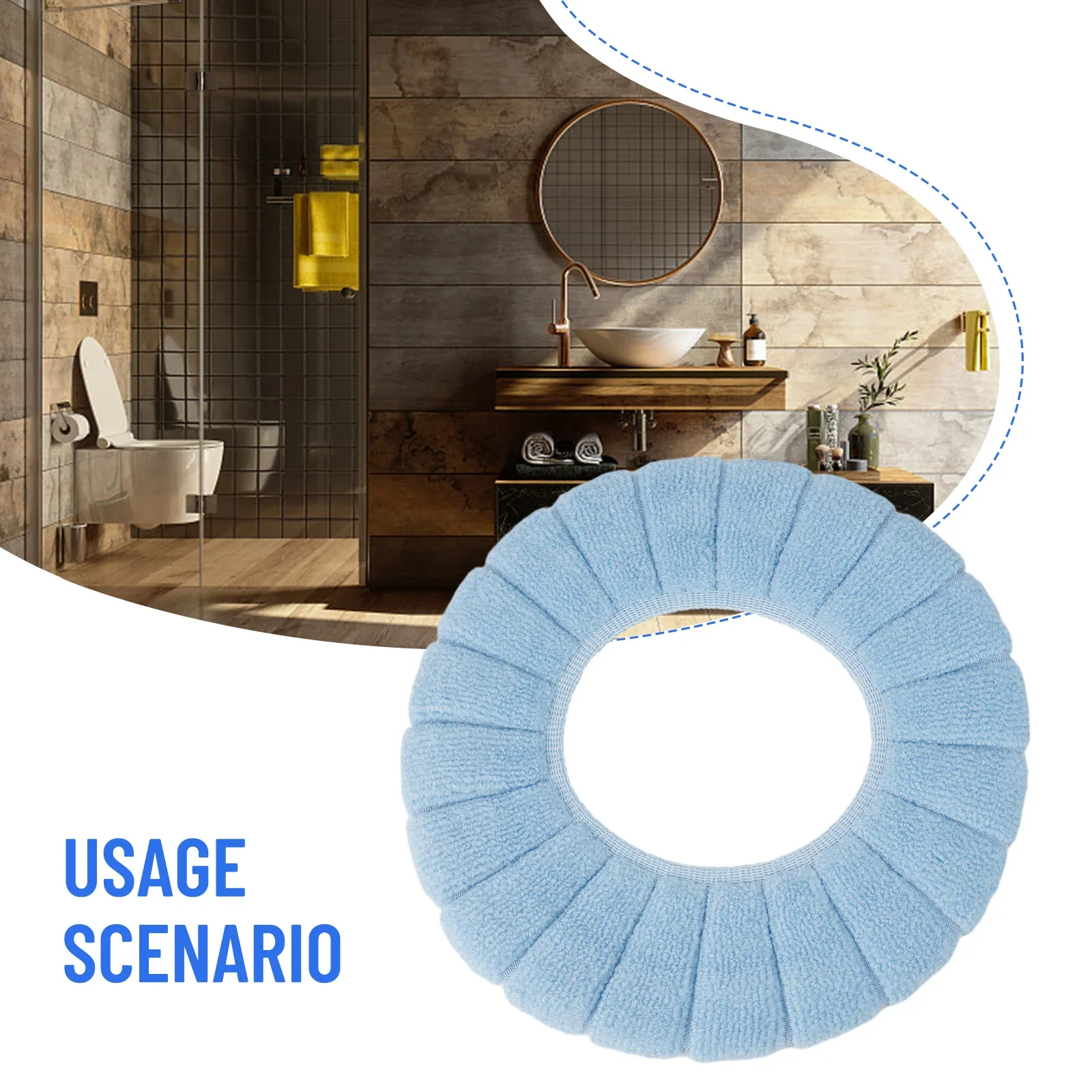 1 PC 30x30 cm Inverno Caldo Copriwater Tappetini Bagno-Lavabile Morbido Pad Sedile Closestool Coperture Coperchio Zerbino Cuscino più caldo