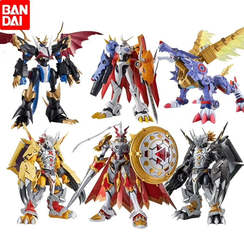 In Stock Original Bandai New Spirits Figure-rise Standard Amplified Digimon Adventure Wargreymon Anime Action Figure Model Toys