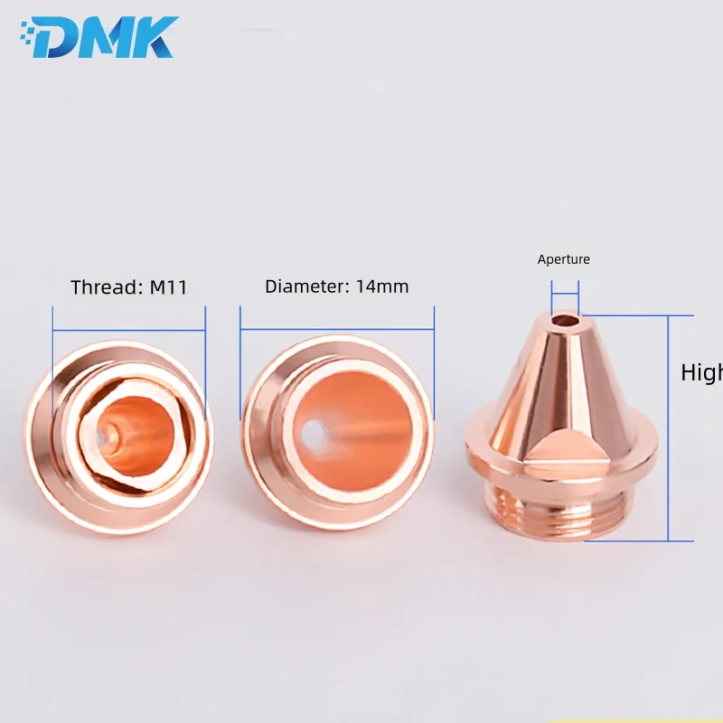 WSX 3D Laser Cutting Nozzle D14 H15 M11 Beveling Nozzles 1.0-4.0mm For NC30C Fiber Laser Cutter Machine SW-S/D Pipe Cut