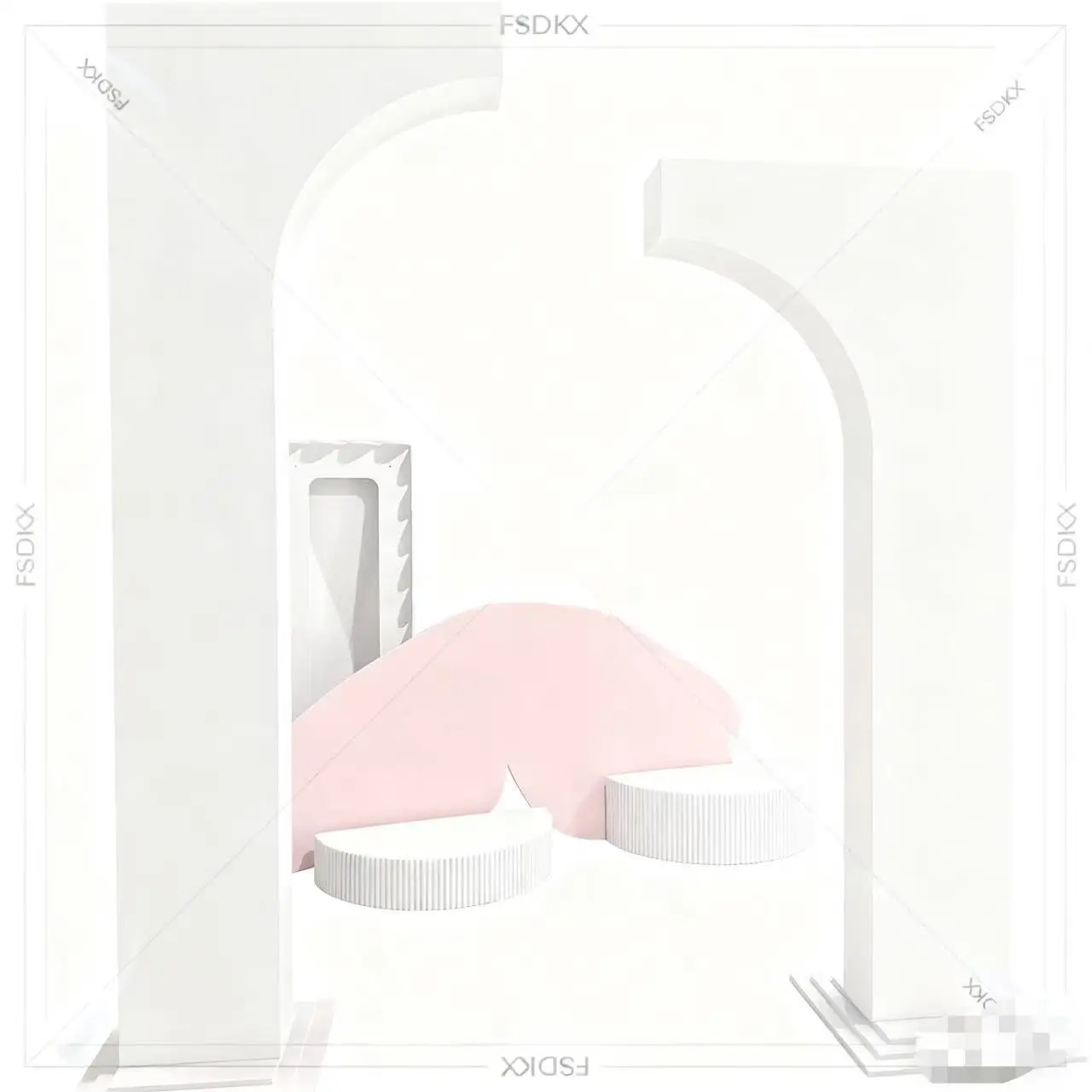 

Oem Pvc Wedding Party Stage Decorations Products Pvc Backdrop White Arch Backdrop Wall for Wedding Decoration