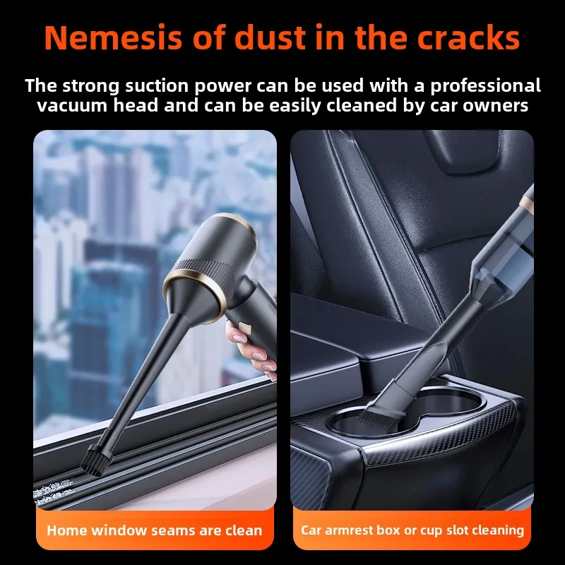 แบบพกพาไร้สายขนาดเล็กดูดขนาดใหญ่มือถือรถบ้านเตียงเดสก์ท็อป Mini High Power เครื่องดูดฝุ่น