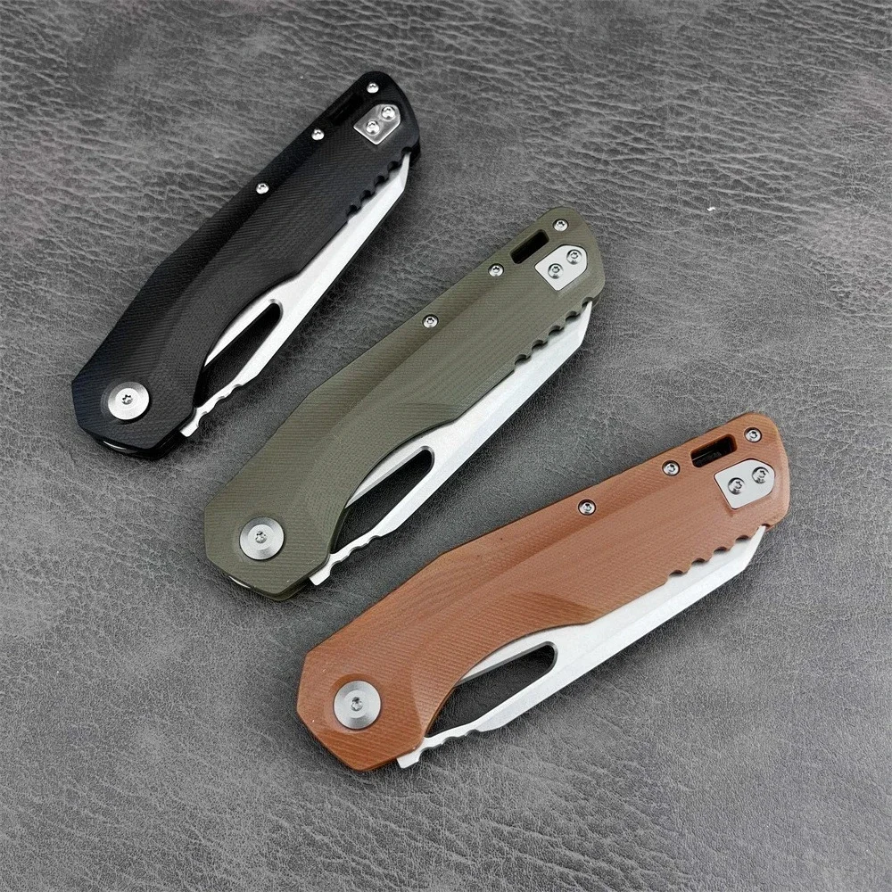 

MSI Pocket Folding Knife Sharp M390MK Steel Blade Outdoor Survival Utility Knife G10 Handle Camping Hunting Hiking Rescue Tool