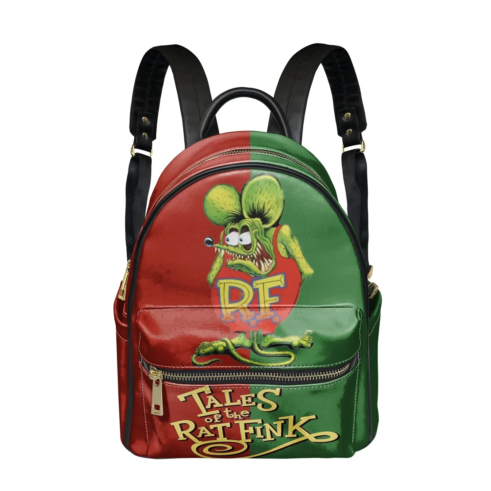 

Tales Of The Rat Fink Backpack Womens Men Personalized Double Shoulder Bag Business Travel Bookbag Rucksack Gift Daypack