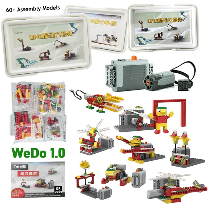 Nuovo 152Pcs WeDo 1.0 Educational e Dacta Series 9580 Robotics Construction Set Building Blocks STEM mattoni fai da te giocattoli regali