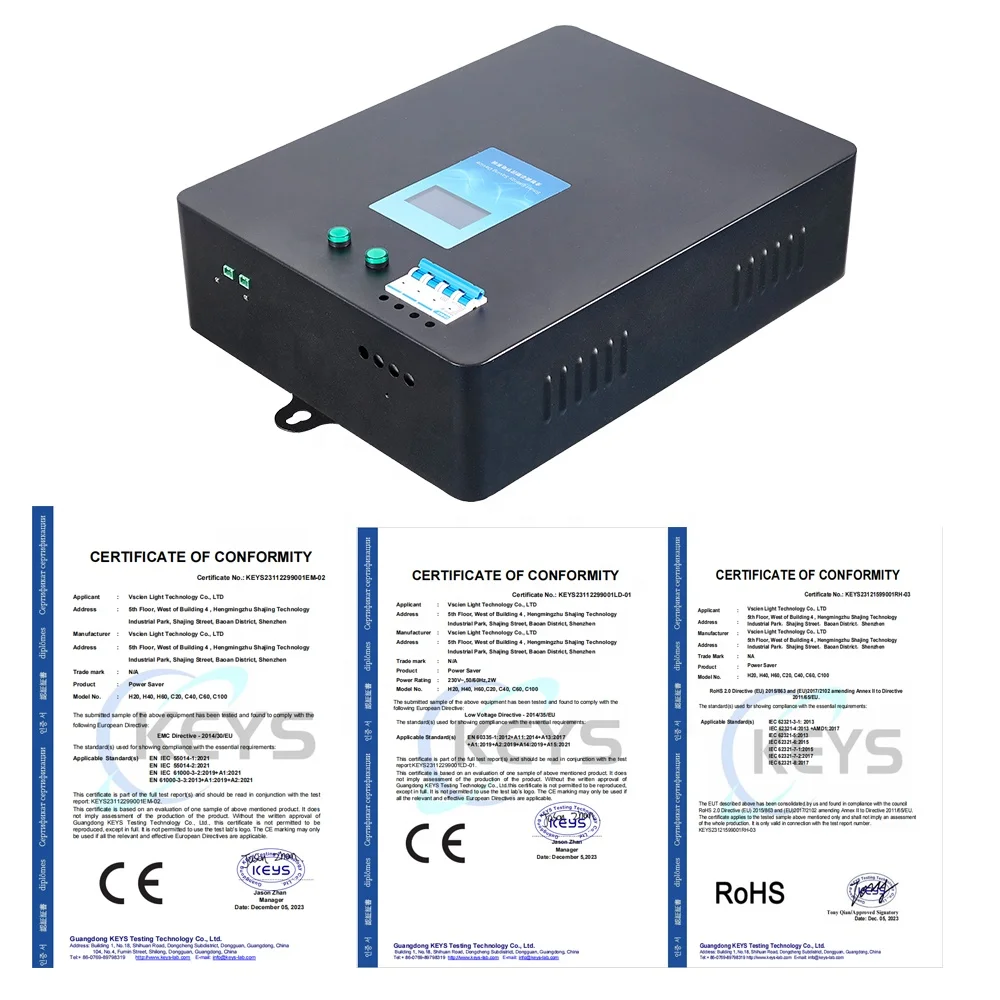 Reactive Energy Compensation Equipment 380v 3 Phase Voltage Stabilizer Power Saver Energy Electricity