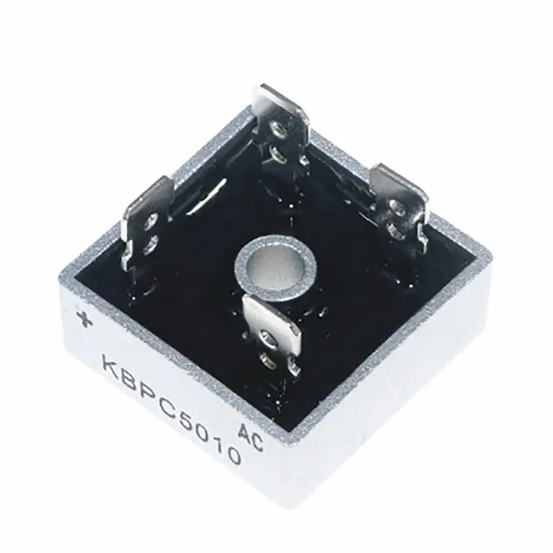 1PC KBPC5010 Bridge Rectifier Diode 50A 1000V KBPC Single Phase Full Wave Electronic Metal Case Diodes Bridge Rectifier