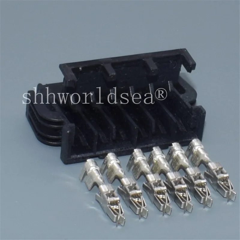 Shhworldsea 6 Pin złącze samochodowe kobieta mężczyzna Auto wtyczka elektryczna 893 971 996 893 971 636 893971996 893971636 dla VW