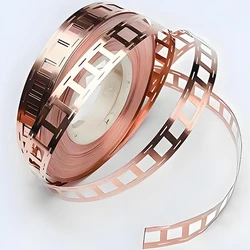 10M/Roll T2 Copper Strip 2P 0.2*25.5mm High Purity Copper Strip For 18650 Lithium Battery Pack Spot Welding Connector