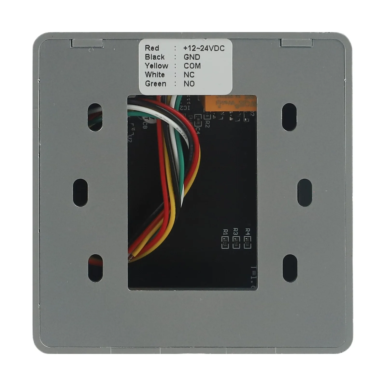 Access Control Switch Panel Automatic Touch Sensing Two Color LED Indicator Easy Cleaning High Temperature Resistance