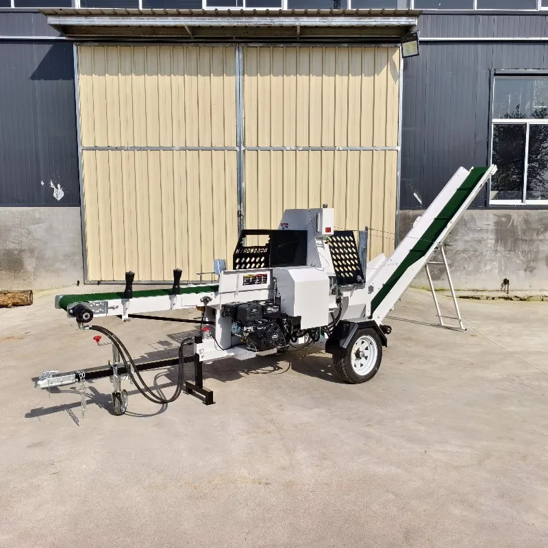 YG Wood Splitting Machine Hydraulic Firewood Processor 20 Ton Wood Processor