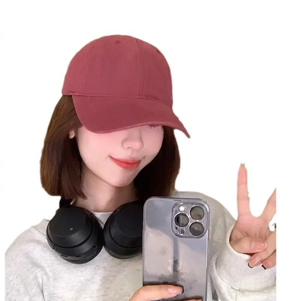 Fashion Cotton Baseball Cap Men Women Letter Embroidery Hat Adjustable Sunshade Casual Breathable Wide Brim Streetwear Cap view 2