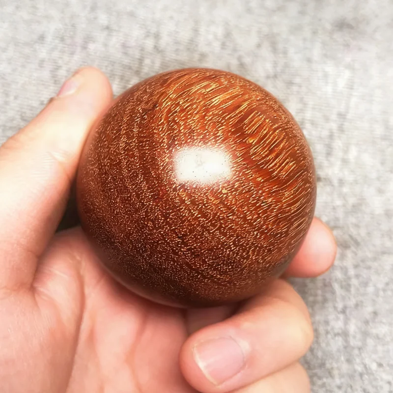 

50mm 2pcs Health care ball handball wood hardwood carving red sandalwood healthy gift giving the ball to the elders