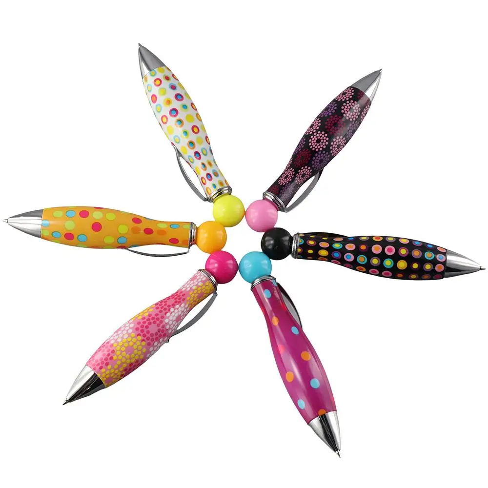 

Gift 6 Pcs Short Fat Pens Black Ink 1.0mm Ballpoint Pen Fat Pens Office