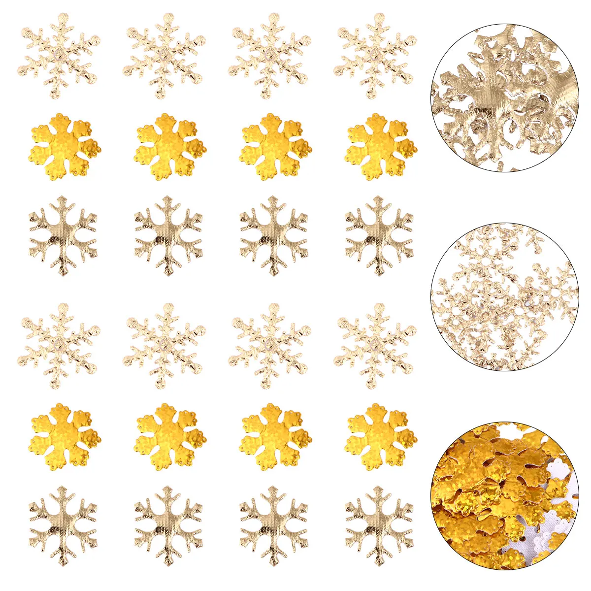

500pcs Snowflake Premium Christmas Confetti Festive Wedding Party Creative Confetti Snowflake Funny Chic