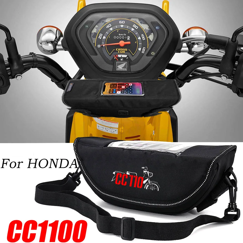 

For Honda CC110 CC 110 Motorcycle accessory Waterproof And Dustproof Handlebar Storage Bag navigation bag