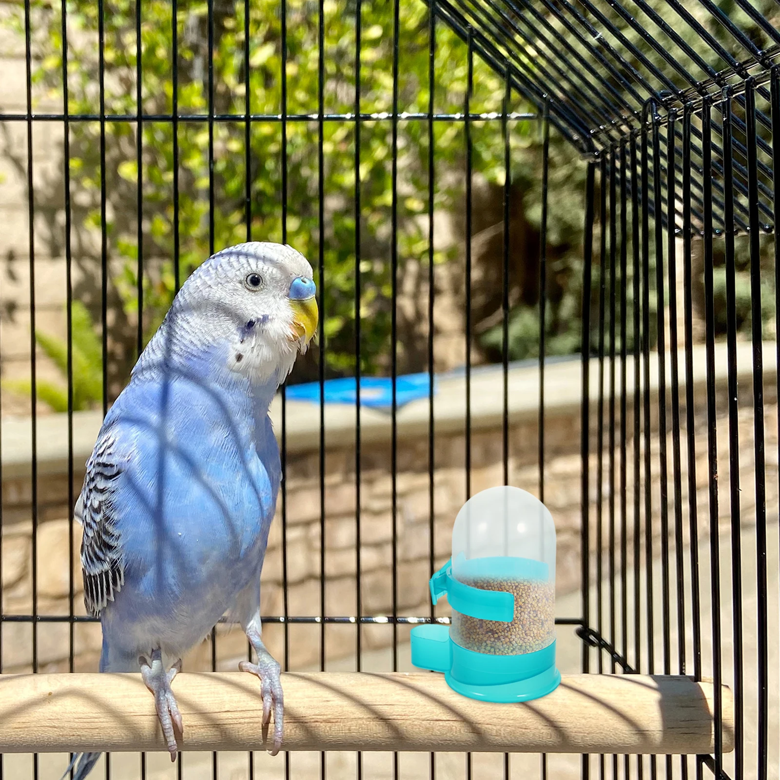 

2 Pcs Automatic Drinking Fountain Feeder Bird Accessories Water Dispenser Birds for Cage