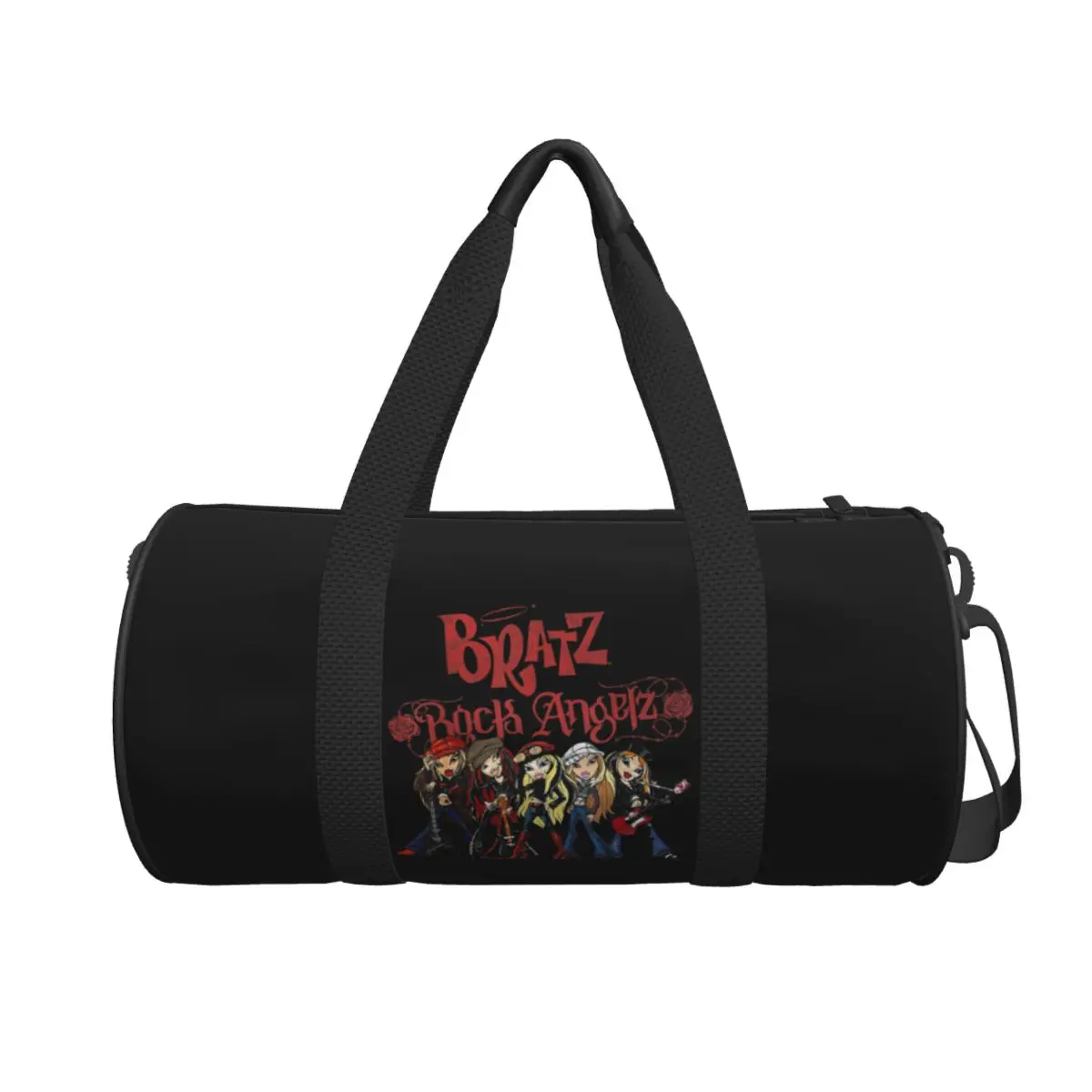 

Bratz Rock Angelz Group Shot Большая спортивная сумка Водонепроницаемая дорожная сумка Duffle Сумки Сумка для фитнеса