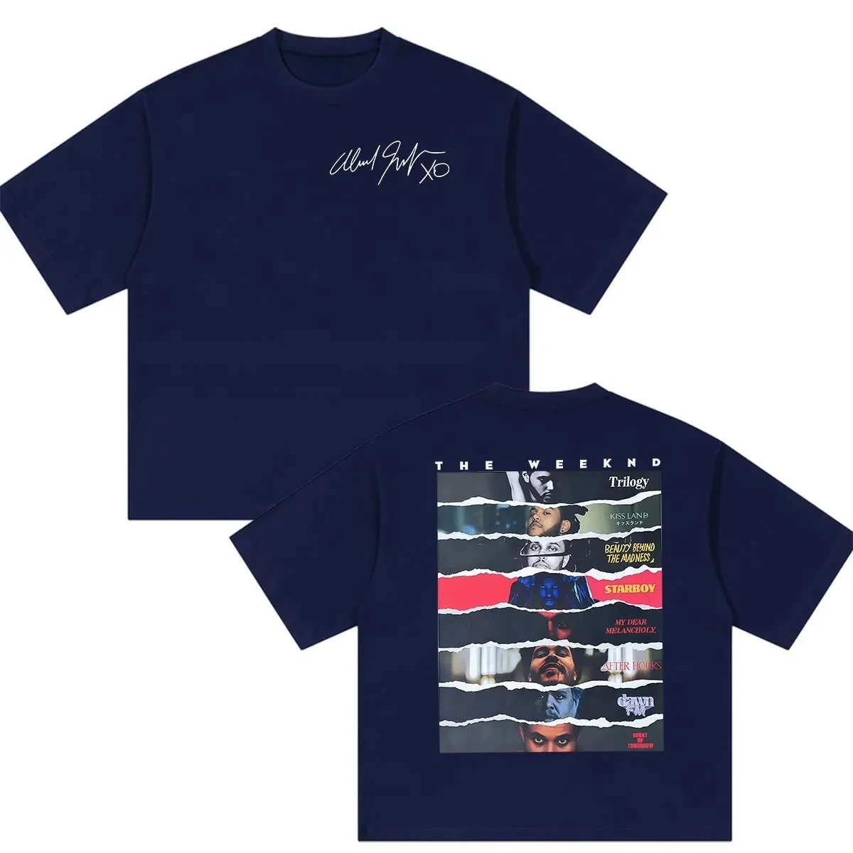 Rapper The Weeknd Hurry Up Tomorrow XO Album 2026 Graphic T-Shirt Hip Hop Vintage Cotton Short Sleeve Streetwear T-Shirts Y2K