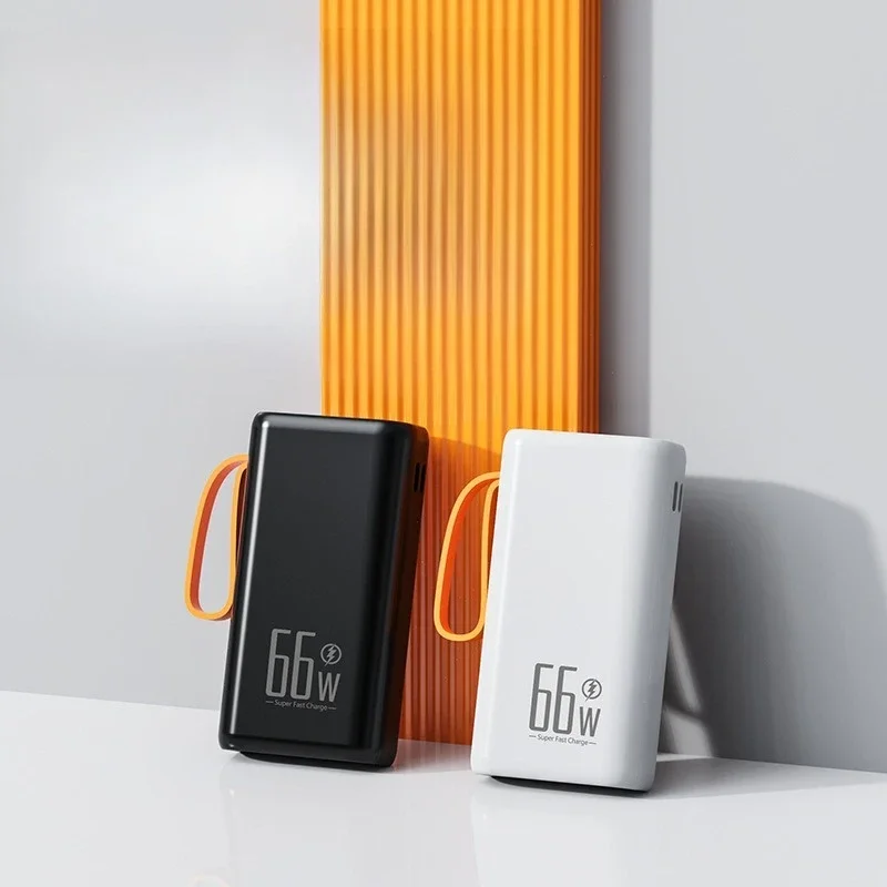 66W Digital Display Super Fast Power Bank Compact and Portable 20000mAh Mobile Power Supply