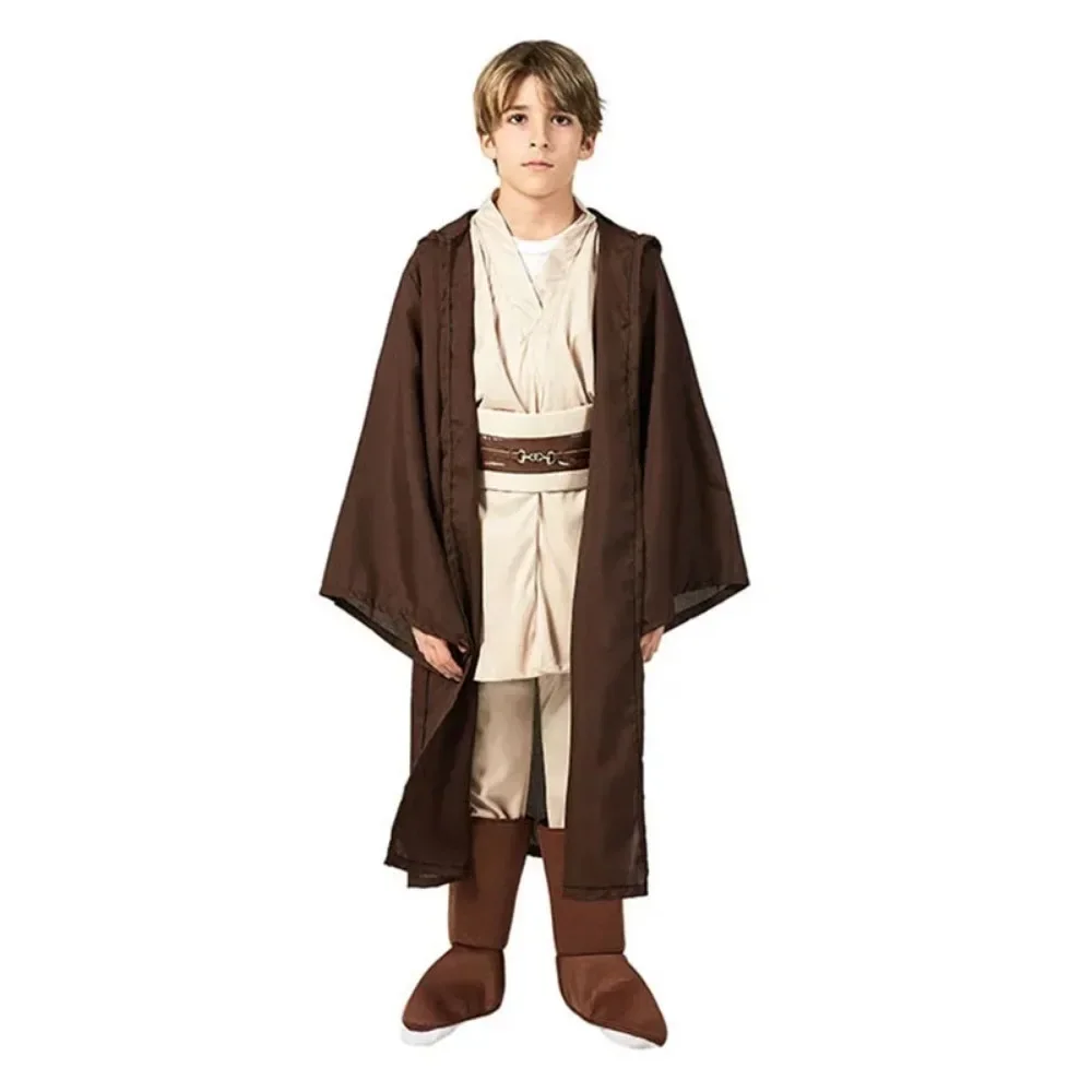 Movie Warrior Cosplay Costume Kids Shirt Pants Cloak Belt Uniform Full Set Boys Role Play Suit Halloween Carnival Party clothes