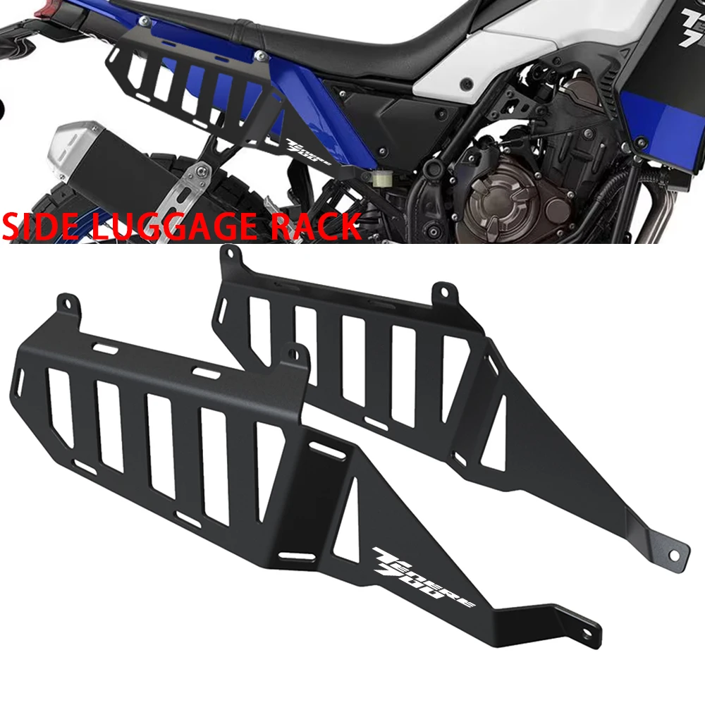 TENERE700 RALLY Motorcycle Side Luggage Rack Cargo Bracket Enlargement Carrier For Yamaha Tenere 700 Rally 2021 2022 2023 2024