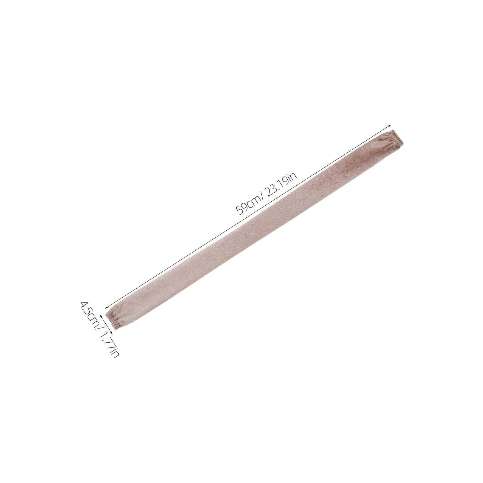 23.2 Inch Fabric Chandelier Chain Cover Zipper Decorative Hanging Lamp Cord Sleeve Protector Indoor Ceiling Light Fixture Cover