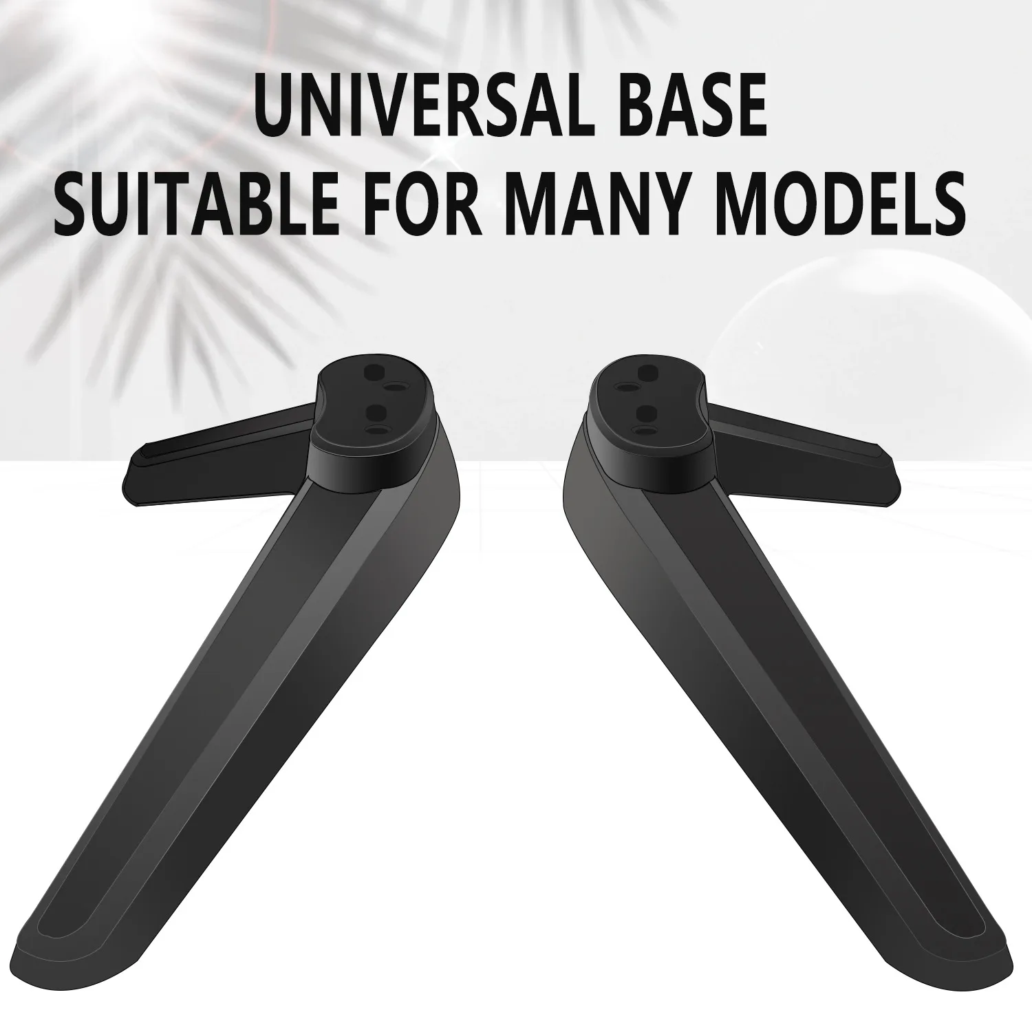 Universal TV Stand Table Stand Base Replacement  Base Pedestal Feet TV Stand Mount Legs  Easy To Use