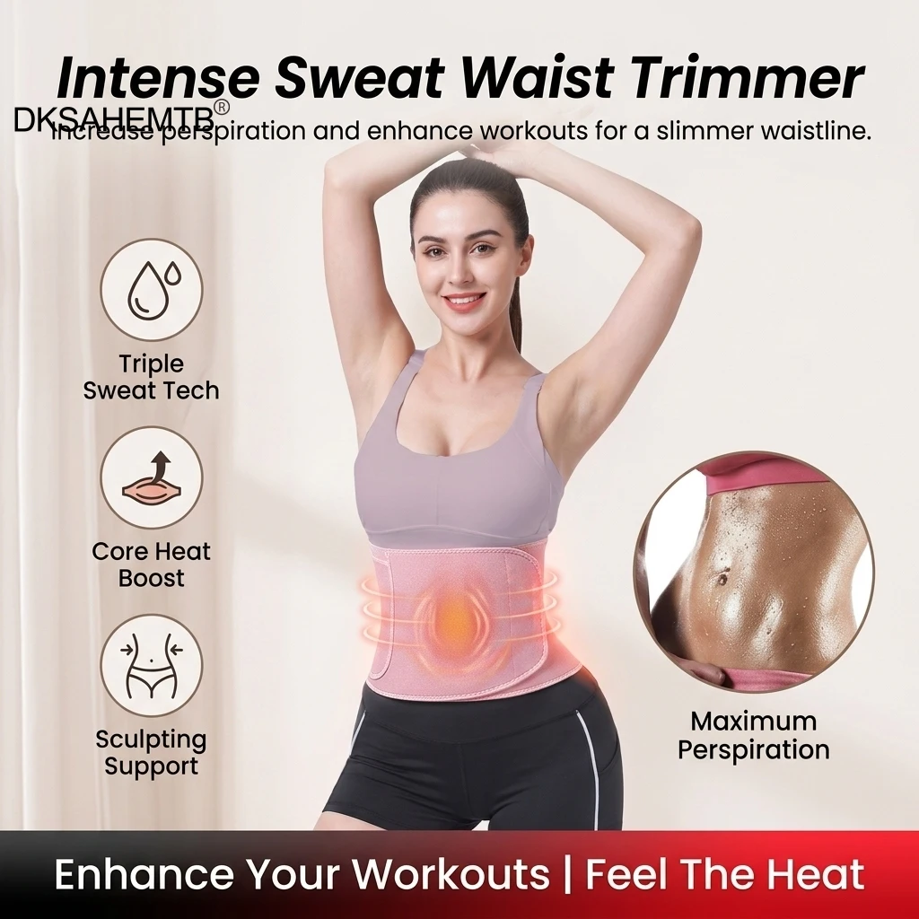 

Sports Waist Belt Professional Sweat Bundle Belt For Men And Women Fitness Running Cycling Ball Game Waist Protection Belt