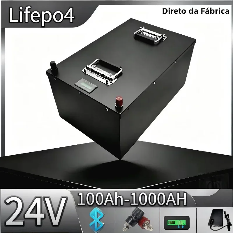 24V Lithium Storage Battery 6000 Deep Cycles | Full BMS Protection Fit Solar / RV / Boat / Emergency Power