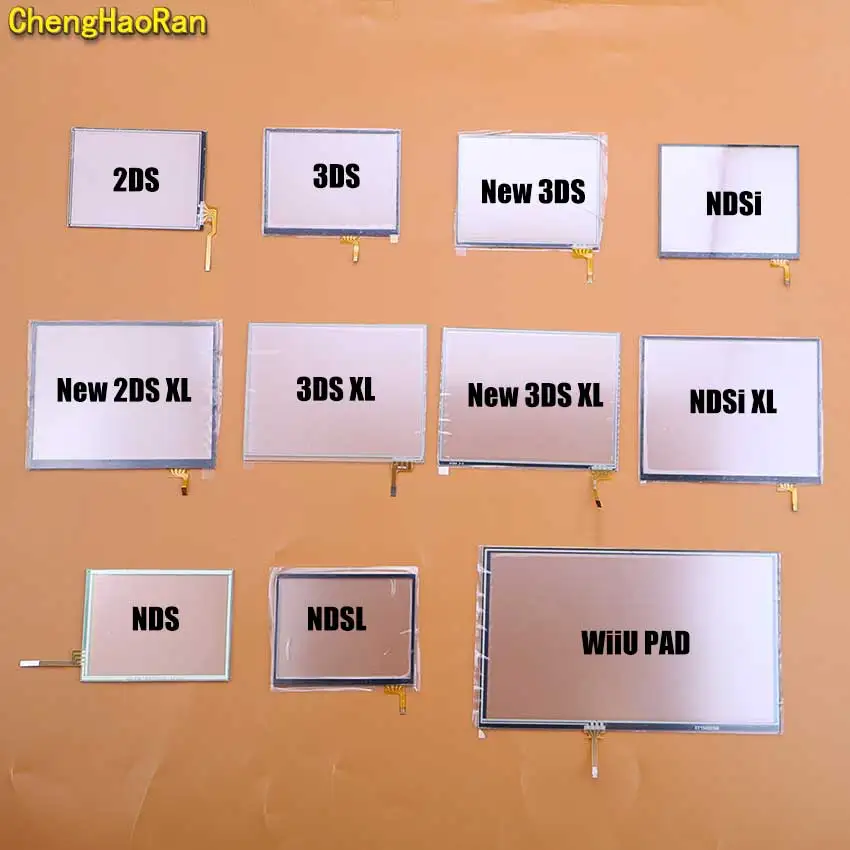 

Glass Touch Screen Panel Display Digitizer For NDS Lite NDSL NDSi LL XL For 2DS 3DS 3DSLL 3DSXL New 3DS XL LL WiiU PAD Console