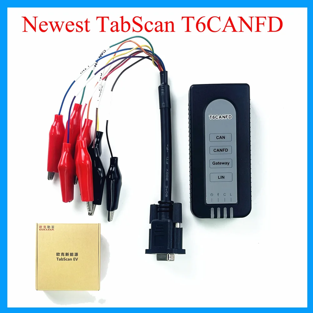 

2024 Newest TabScan T6CANFD For EV Vehicles Diagnostic and ECU Coding Tool supports CANFD and LIN Protocol