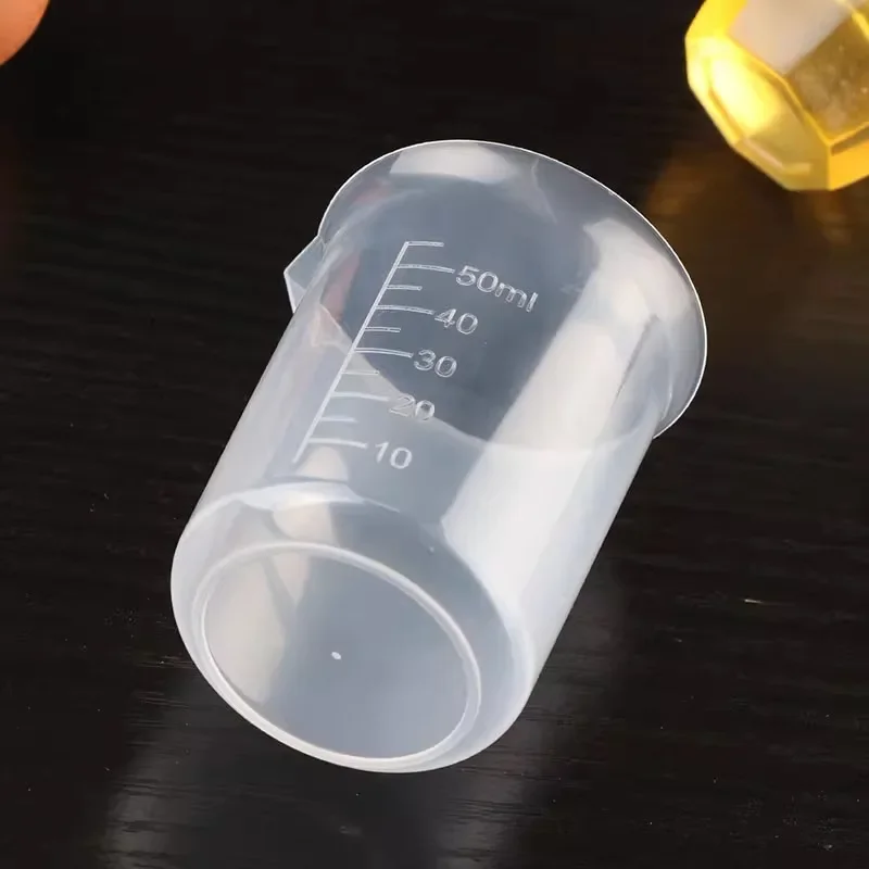 

1pc Plastic Measuring Cup for Laboratory Beaker Graduated Mug Kitchen Baking Supplies Measurement Tool 25ml~1000ml