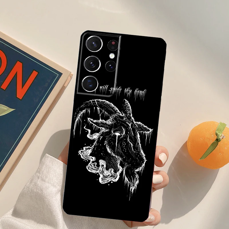 Custodia per telefono Devil Satan per Samsung Galaxy S24 S25 Ultra S20 S21 S22 S23 Plus S9 S10 S24 FE Cover posteriore