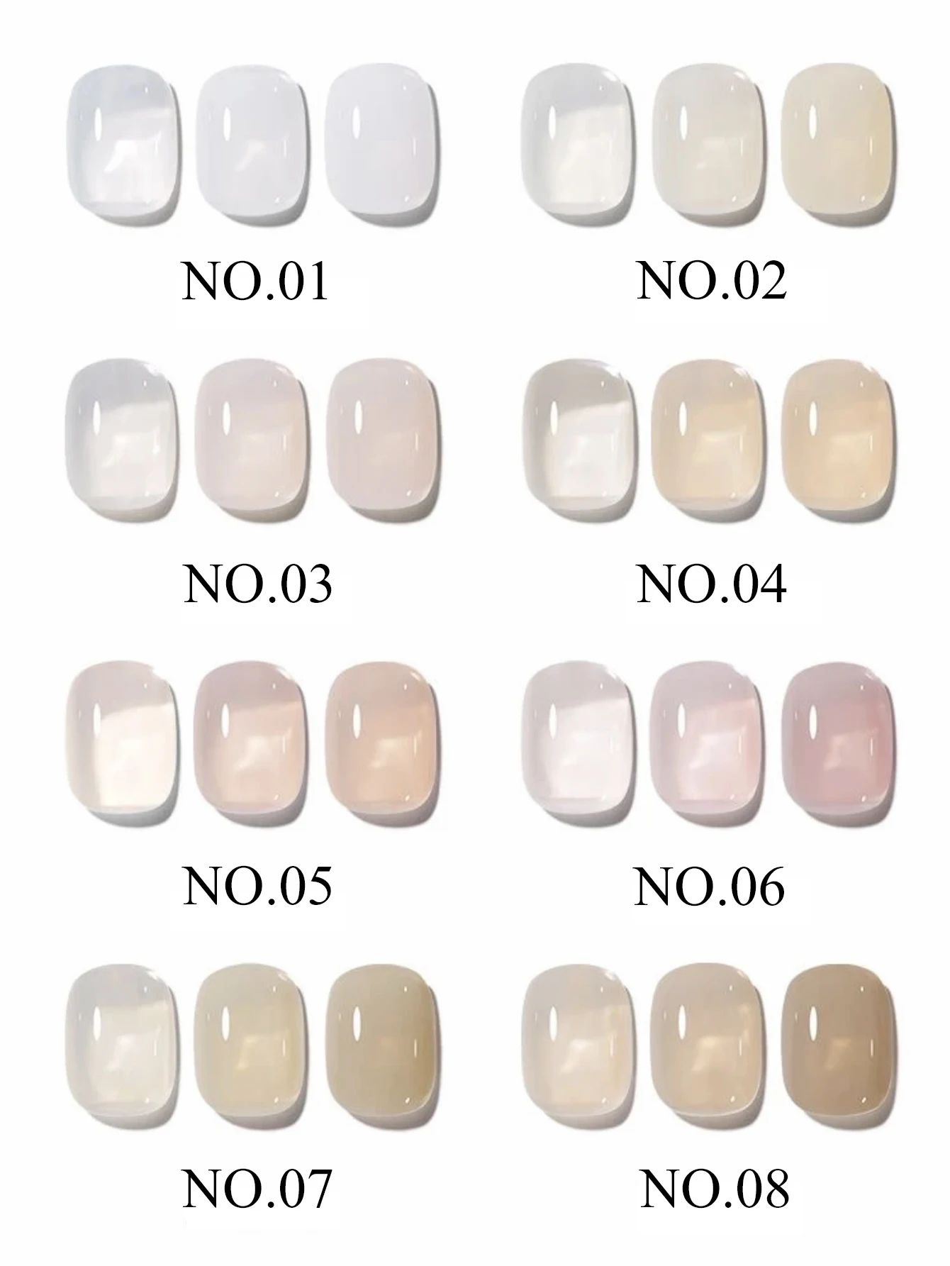 1-8 قطعة 15 مللي الخريف مسمار الجليد شفافة اليشم كريم هلام مسمار البولندية UV LED علاج عطلة المرأة هدية مسمار الفن لوازم اليومية