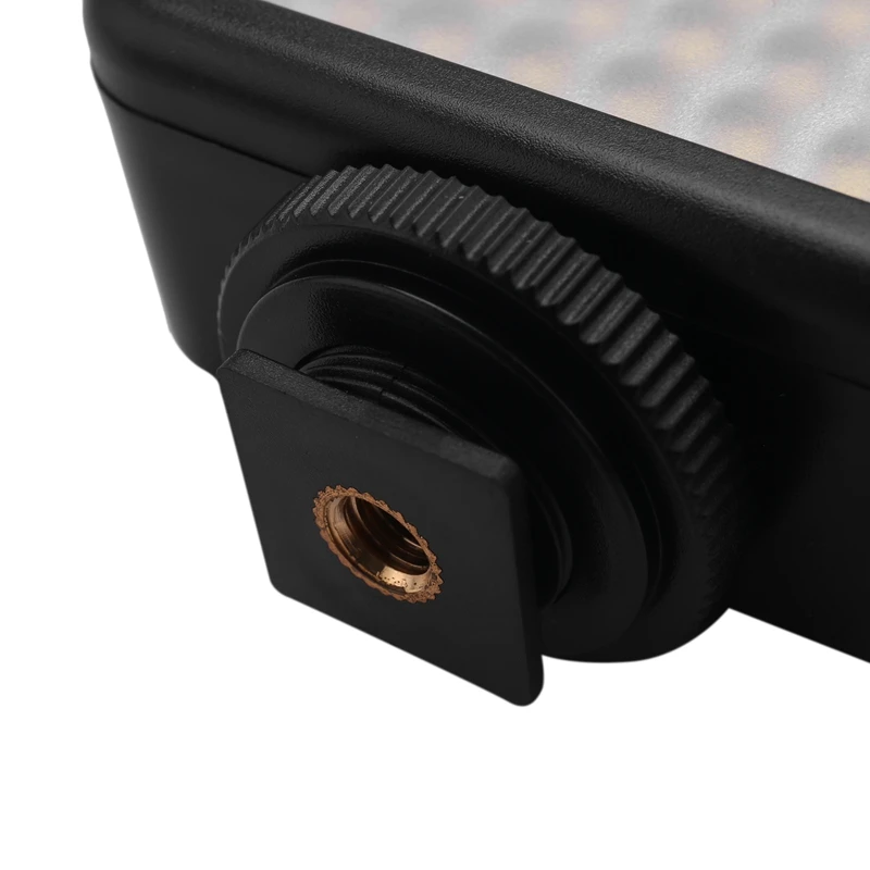 Luz de vídeo LED brillante, iluminación de cámara de 49 Led, Panel de luz de cámara portátil regulable para Canon,Nikon,Sony y otras cámaras DLSR