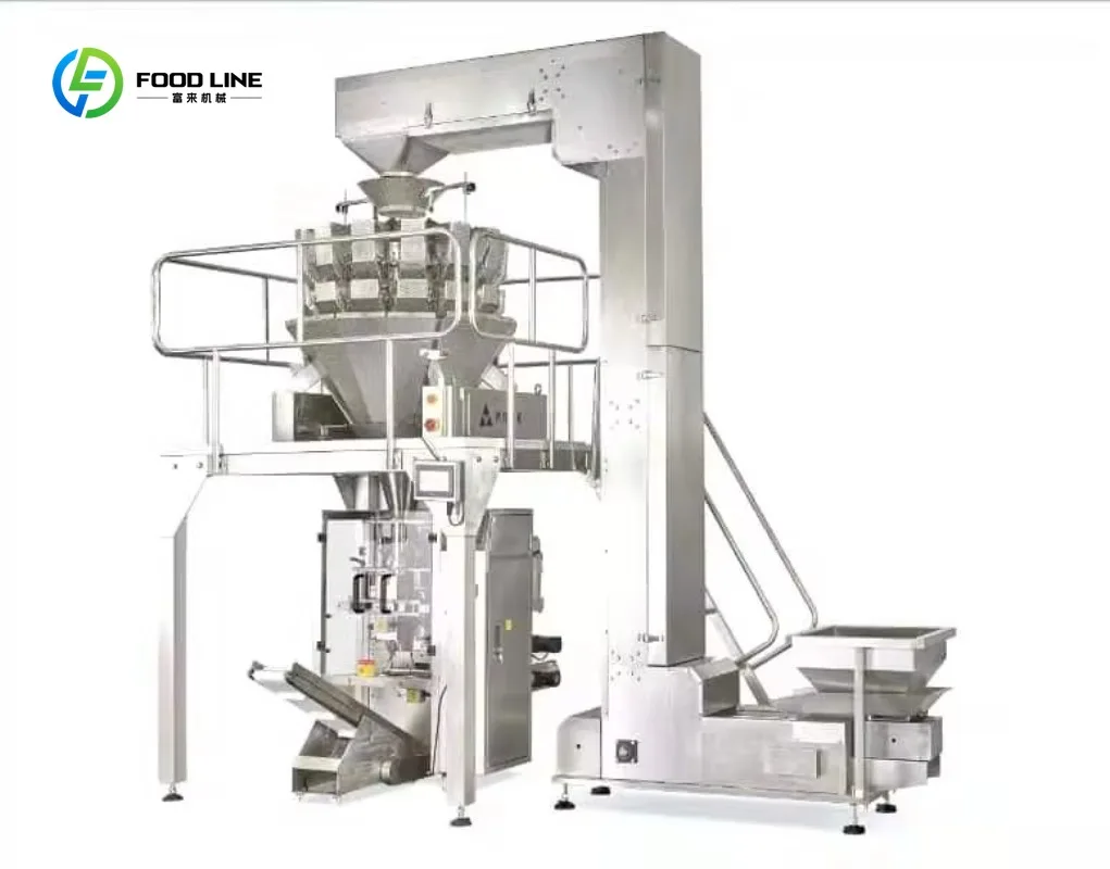 

Customized Automatic Granule Snacks Frozen Food Fresh Noodle Vertical Form Fill Seal Fertilizer Bagging Machine