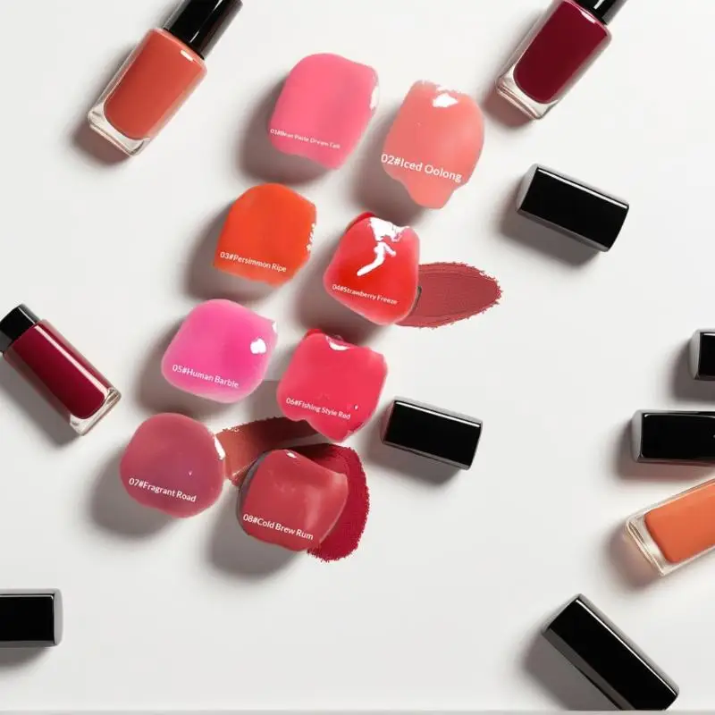 Gege bear 5g Jarred Jam Lip Gloss - Acabamento hidratante de brilho de água, efeito rechonchador, de longa duração e sem transferência