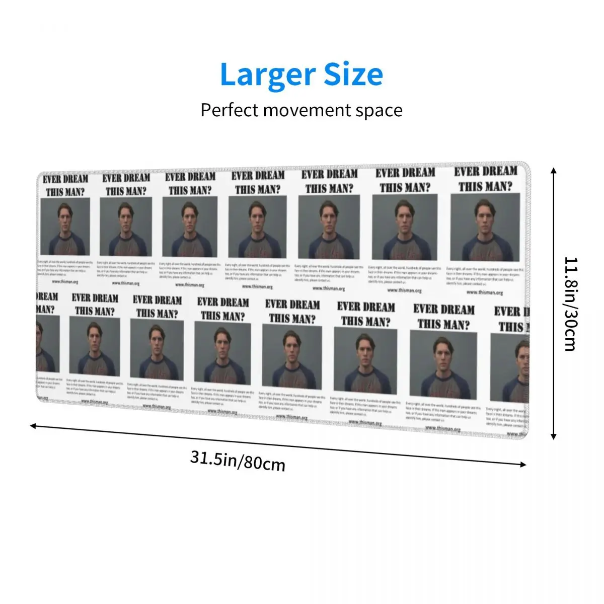 Ever Dream This Jerma Large Mouse Pad Computer Keyboard Mouse Mat Gamer PC Laptop Desk Mat Office Accessories Table Mats