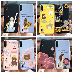 For Samsung Galaxy A01 Case M01 Cute Candy Painted Cover Soft Silicone TPU Phone Case For Samsung A01 M 01 Galaxy M01 Back Cover