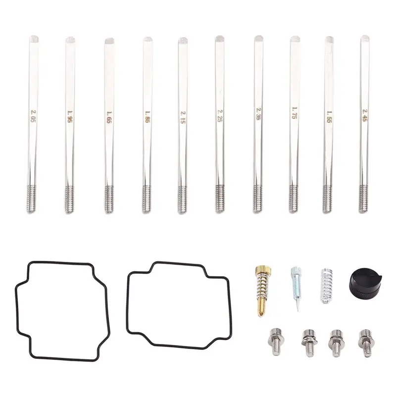 

AEE5-Motorcycle Carburetor Repair Kit Carburetor Needle Idle Mixture Ratio Adjust Screw For 2 Stroke Lectron Carburetor