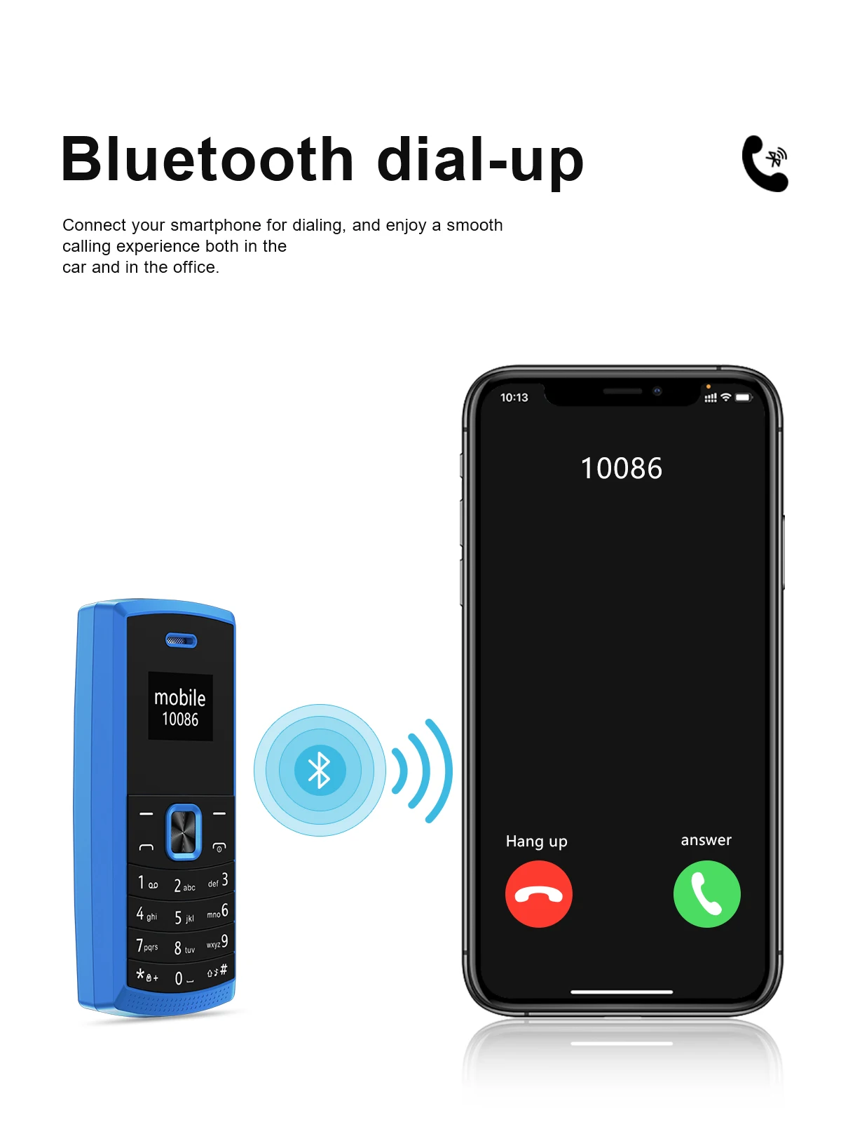 SERVO BM01 Ultra Mini Pocket 2G Feature Phone 2 SIM Magic Voice Blacklist Speed Dial Bluetooth Sync Auto Recording Mobile Phone