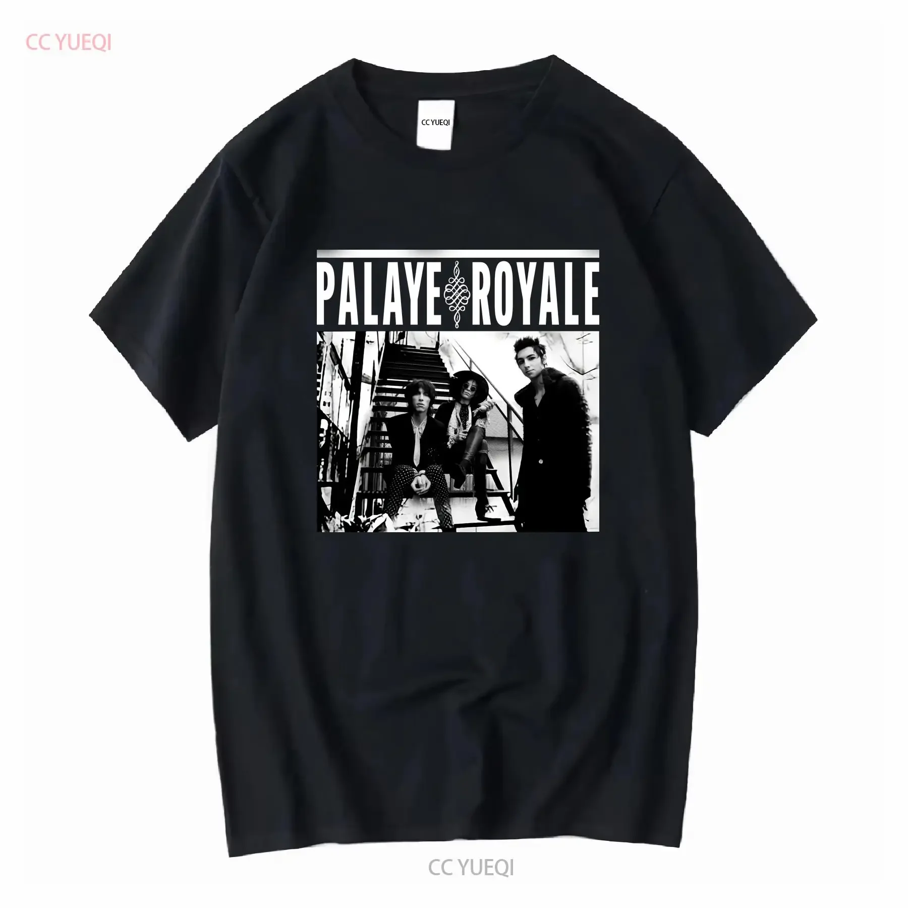 

Palaye Royale Boom Room Side B Indie Rock Band Black T Shirt Sumerian Sz M long or short sleeves vintage Washed Stretched