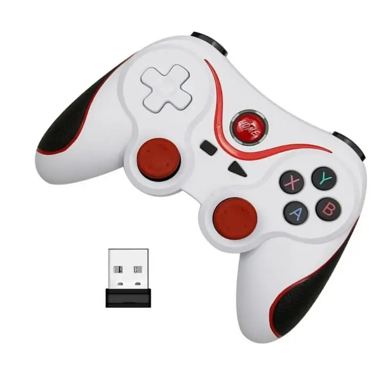 لوحة ألعاب T3 لاسلكية متوافقة مع البلوتوث للمفاتيح وأجهزة التحكم في أجهزة الكمبيوتر وعصا التحكم للمفاتيح وأجهزة التحكم في