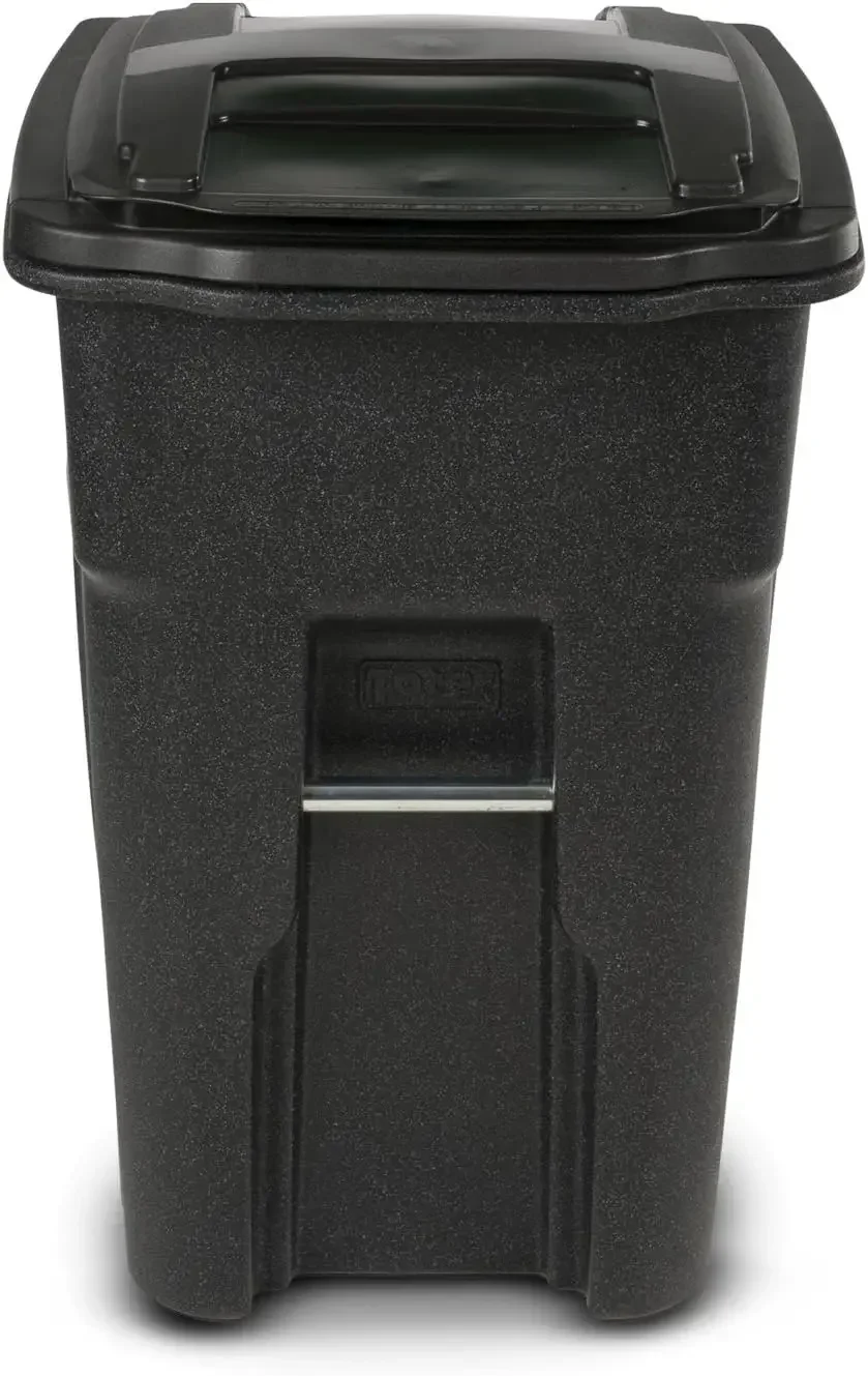 Blackstone Trash Can with Wheels and Attached Lid, 48 Gallon