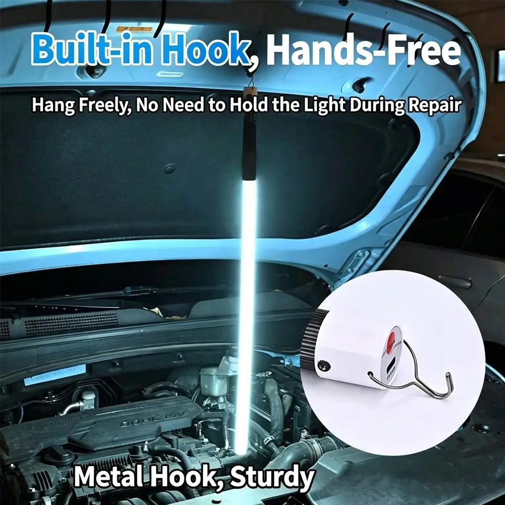 Portable LED Work Light - Flexible Silicone Flashlight High Brightness Strip Light Stick for Car Repair & Outdoor