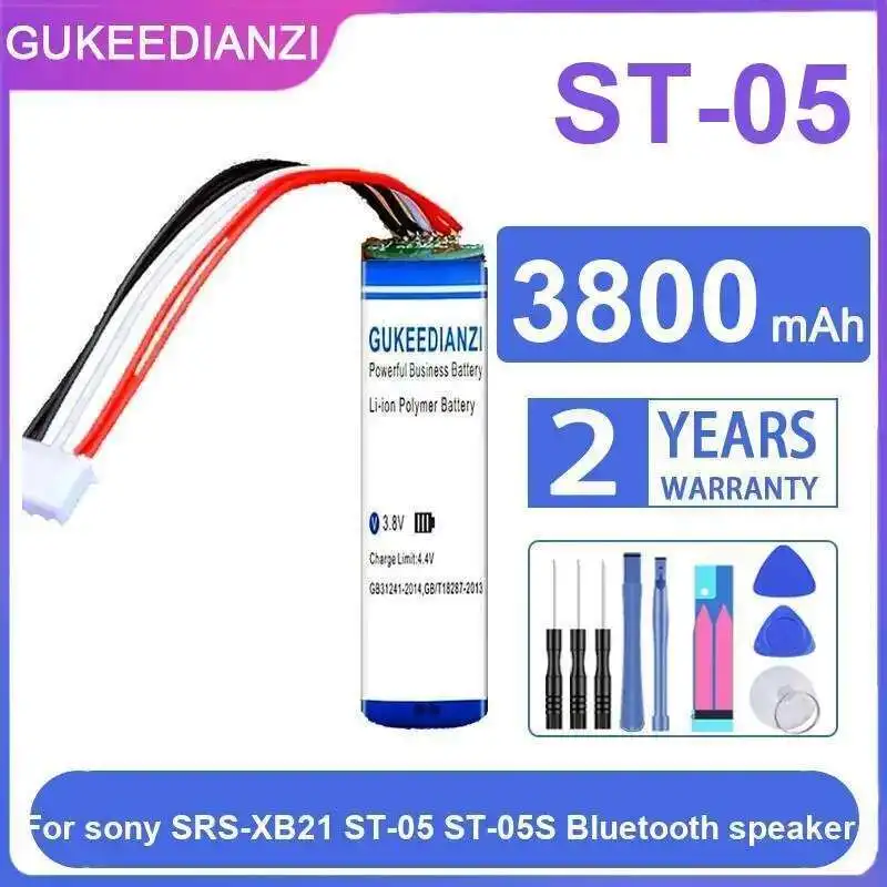

Speaker Battery 3800Mah Premium Replacement For Sony Srs-XB21 ST-05 ST-05S Bluetooth
