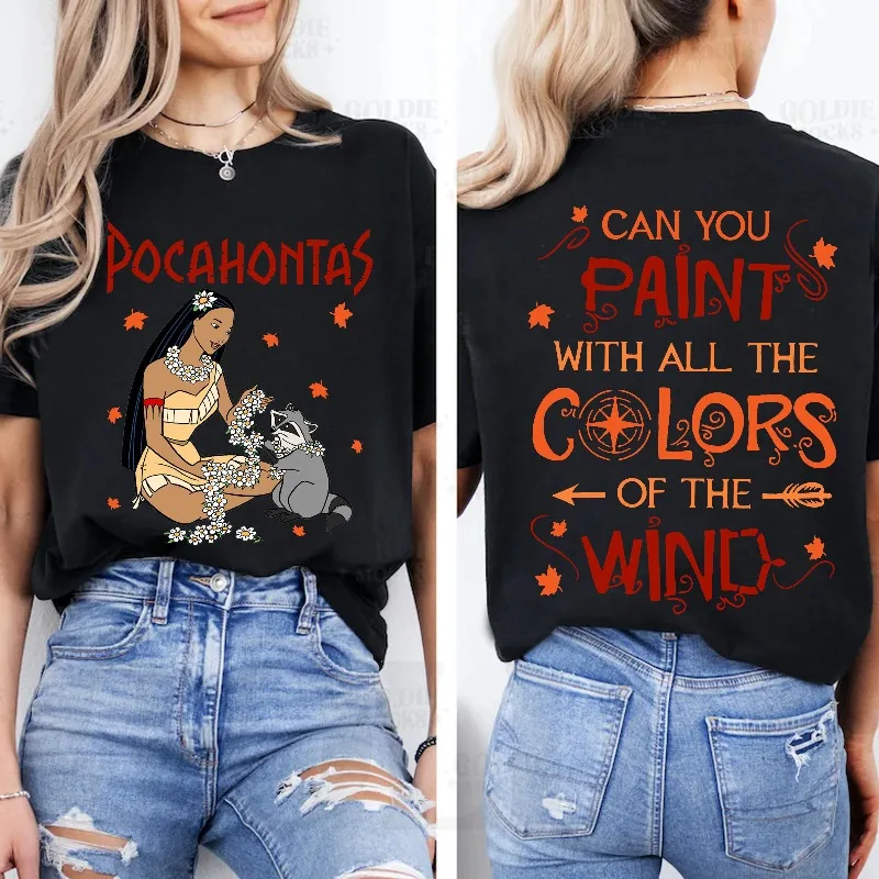 

Рубашка «Зачарованная принцесса Диснея» в стиле ретро, футболка «Зачарованный кораккон», футболка с изображением Мишки Диснея, одинаковая рубашка для всей семьи